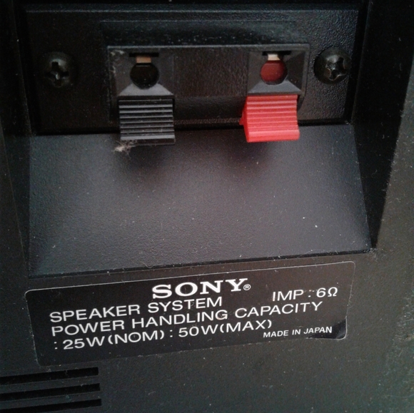 SONY APM Speakers for CFS-9000 Compact boombox stereo system good condition - Picture 3 of 6